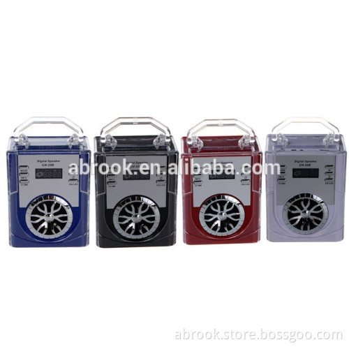 New arrival vally-type crystal led light speaker